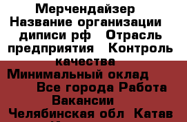 Мерчендайзер › Название организации ­ диписи.рф › Отрасль предприятия ­ Контроль качества › Минимальный оклад ­ 20 000 - Все города Работа » Вакансии   . Челябинская обл.,Катав-Ивановск г.